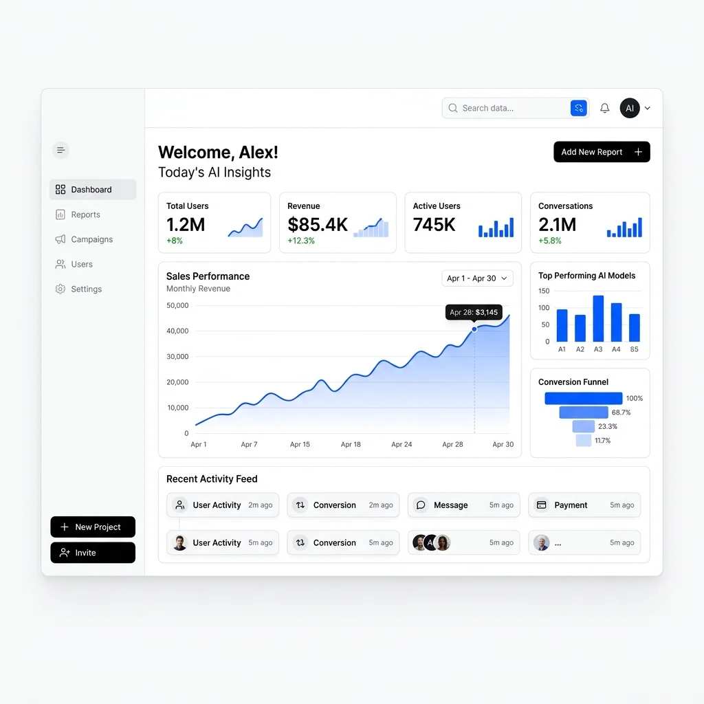 Tegnal Engine Platform Dashboard